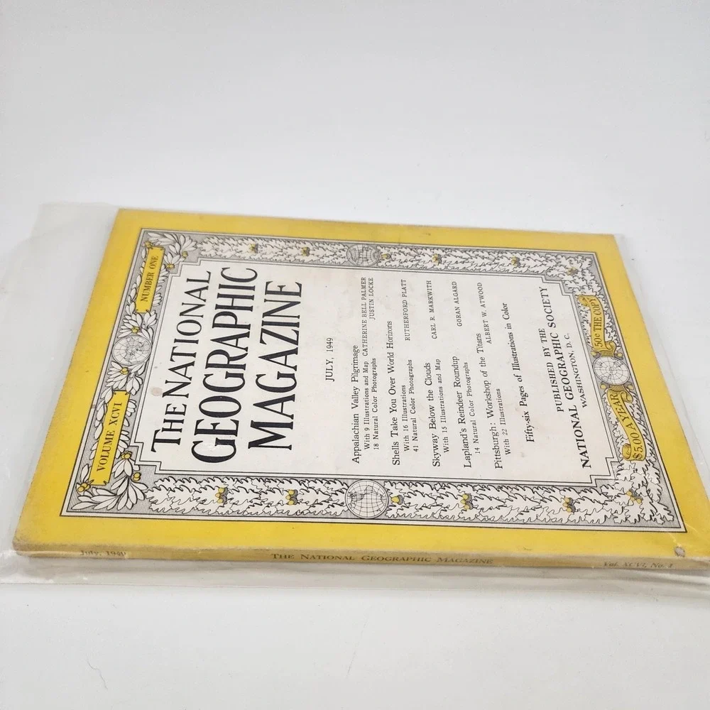 National‎ Geographic Magazine July 1949 No Insert
